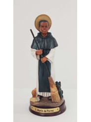 Harzfigur des Heiligen Martin de Porres, 12cm
