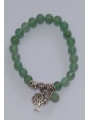 Armband Grünes Aventurin Mineral mit Lebensbaum