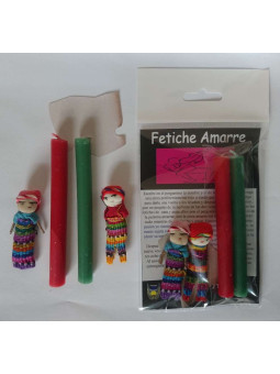 Amulett Fetisch Amulett Paar, Bindung Geliebte/r