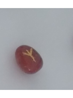 Amulett der Runen Carneola Algiz. Schutz.