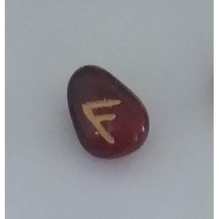 Amulett der Runen Carneola Ansuz. Kommunikation.
