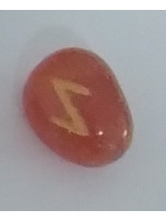 Amulette der Runen Carneola Eihwaz. Die Pflanzenwelt.
