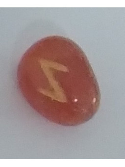 Amulette der Runen Carneola Eihwaz. Die Pflanzenwelt.