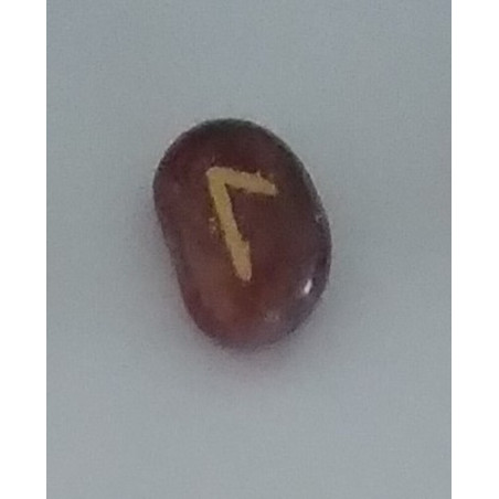 Amulett der Runen Carneola Laguz. Wasser.