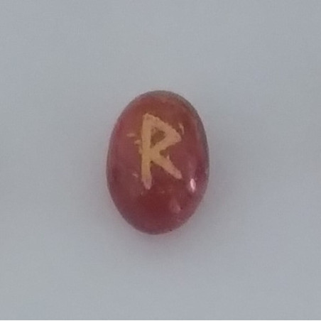 Amulett der Runen Carneola Raido. Die Reise.