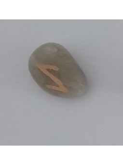 Amulett der Aventurin-Runen Eihwaz. Pflanzenwelt.