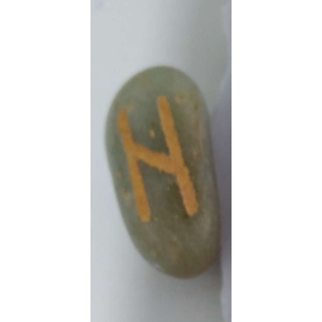 Amulett der Runen Aventurin Hagalaz. Ave.