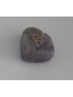 Amethyst Berkana Amethyst Runen Amulette. Fruchtbarkeit und Heilung.