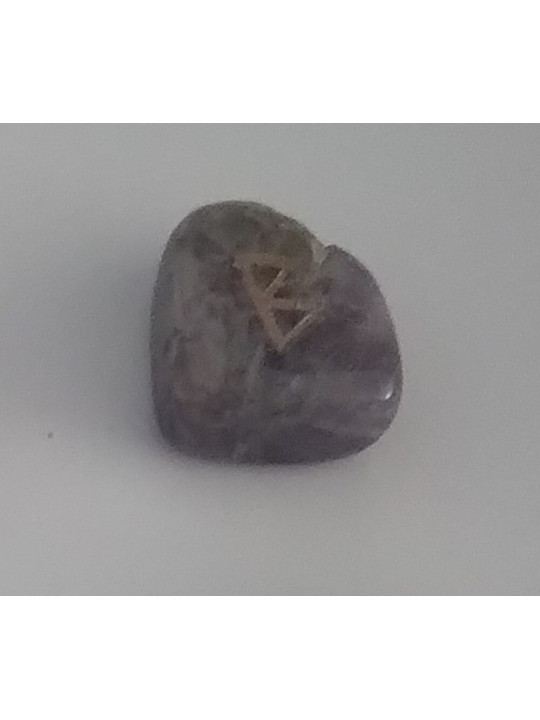 Amethyst Berkana Amethyst Runen Amulette. Fruchtbarkeit und Heilung.