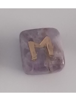 Amethyst Ehwaz Amethyst Runen Amulette. Das Pferd.