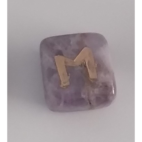 Amethyst Ehwaz Amethyst Runen Amulette. Das Pferd.