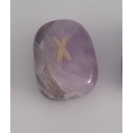 Amethyst Gebo Runen Amulette. Geschenk.