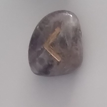 Amulett der Kaunaz-Amethyst-Runen. Art.