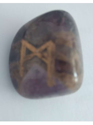 Amulett der Amethyst-Runen Mannaz. Die Menschheit.