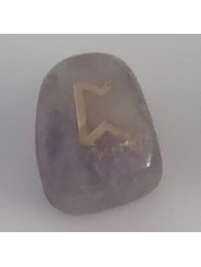 Amulett der Runen Amethyst Pertho. Das Schicksal.