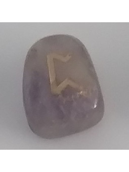 Amulett der Runen Amethyst Pertho. Das Schicksal.