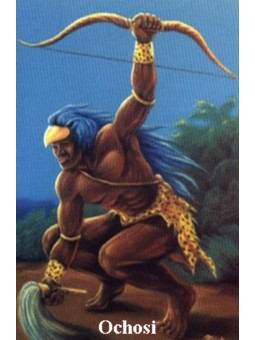 Ochossi Plastifizierter Abdruck 5x7,5cm.