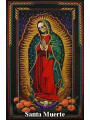 Santa Muerte Plastifizierter Abdruck 5x7,5cm.