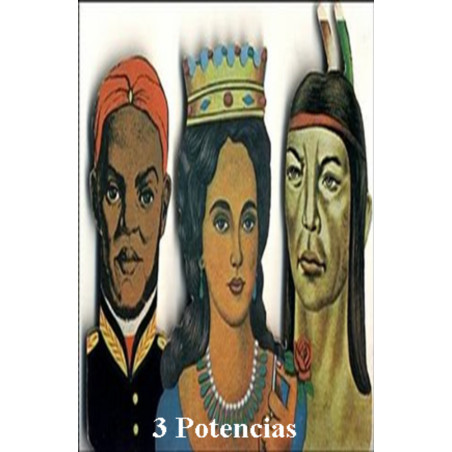 Plastifizierter Stempel 3 Powers. 5x7,5cm