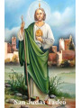 St. Jude Thaddäus Plastifizierter Abdruck. 5x7,5cm