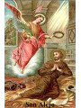 Plastifizierter Abdruck San Alejo. 5x7,5cm