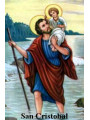 Plastifizierter Abdruck San Cristobal. 5x7,5cm