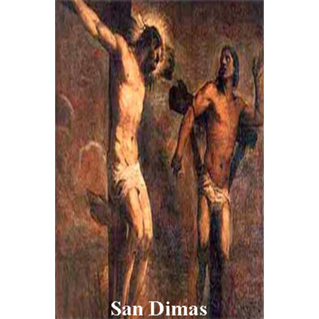 San Dimas Plastifizierter Abdruck. 5x7,5cm