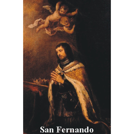 San Fernando Plastifizierter Abdruck. 5x7,5cm