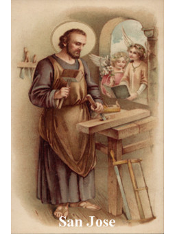 Plastifizierter Abdruck San Jose. 5x7,5cm.