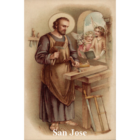 Plastifizierter Abdruck San Jose. 5x7,5cm.