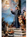 Johannes Bosco Plastifizierter Abdruck. 5x7,5cm
