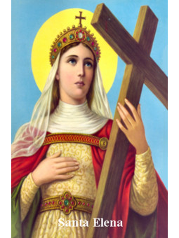 St. Helena Plastifizierter Abdruck. 5x7,5cm