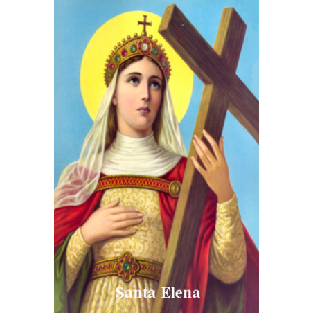 St. Helena Plastifizierter Abdruck. 5x7,5cm