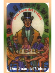 Plastifizierter Abdruck Don Juan del Volteo. 5x7,5cm