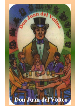 Plastifizierter Abdruck Don Juan del Volteo. 5x7,5cm