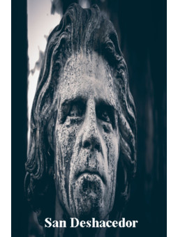 Plastifizierte Briefmarke Heilige Rückgängig, 5x7,5cm.