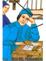 Johannes des Denkens Plastifizierter Abdruck 5x7,5cm.