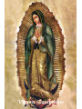 Jungfrau Guadalupe Plastifizierter Abdruck. 5x7,5cm