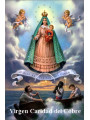 Jungfrau Caridad del Cobre Plastifizierter Abdruck. 5x7,5cm