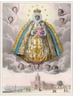 Barmherziger Jesus Plastifizierter Abdruck. 5x7,5cm