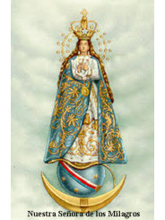Unsere Liebe Frau der Wunder Plastifizierter Abdruck 5x7,5cm
