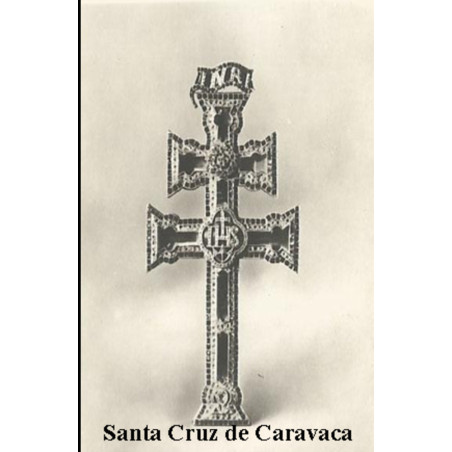 Santa Cruz de Caravaca Plastifizierter Abdruck. 5x7,5cm