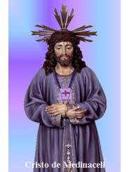 Christus von Medinaceli Plastifizierter Abdruck. 5x7,5cm