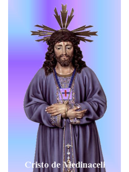 Christus von Medinaceli Plastifizierter Abdruck. 5x7,5cm