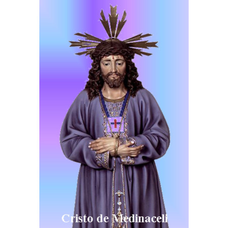 Christus von Medinaceli Plastifizierter Abdruck. 5x7,5cm