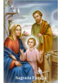 Heilige Familie Plastifizierter Abdruck, 5x7,5cm.