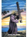 Plastifizierter Abdruck von Jesus von Nazareth, 5x7,5cm.