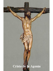 Christus in der Agonie Plastifizierter Abdruck, 5x7,5cm.