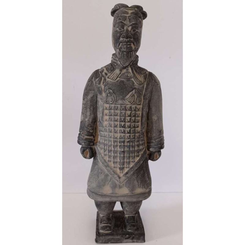 22 cm Terrakotta-Offizier der Armee von Xian.
