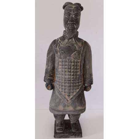 22 cm Terrakotta-Offizier der Armee von Xian.